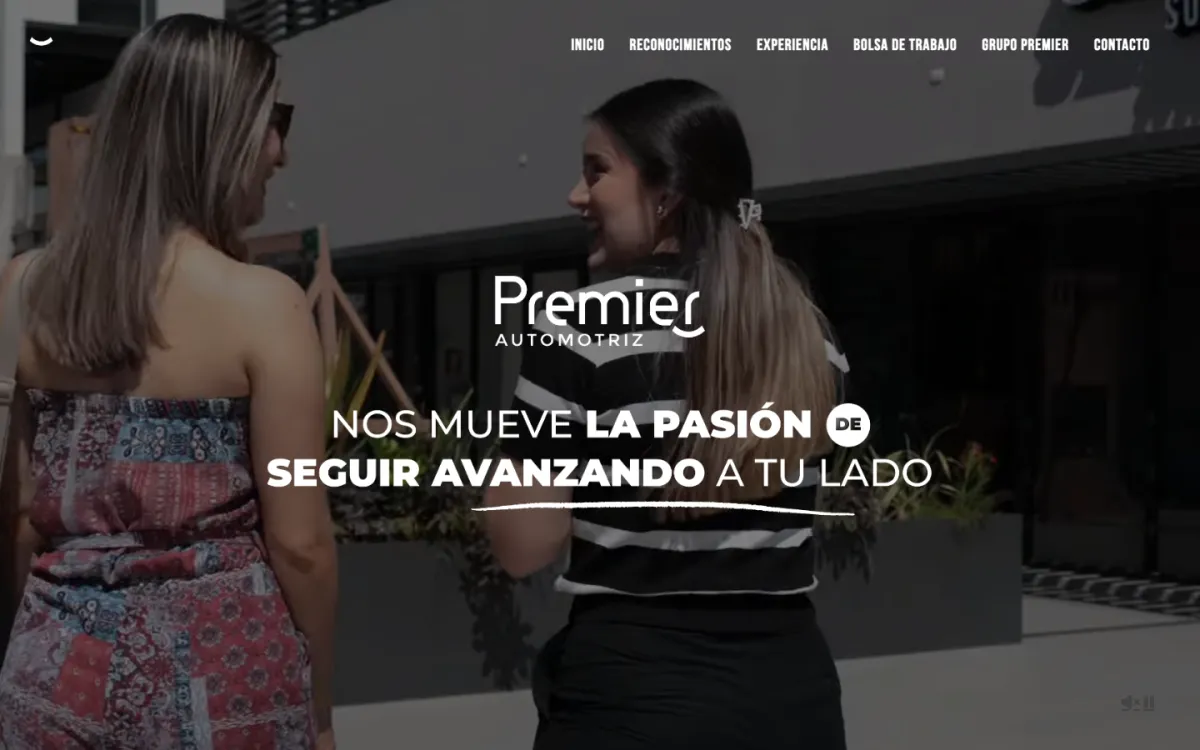 Sitio web de Grupo Premier Automotriz