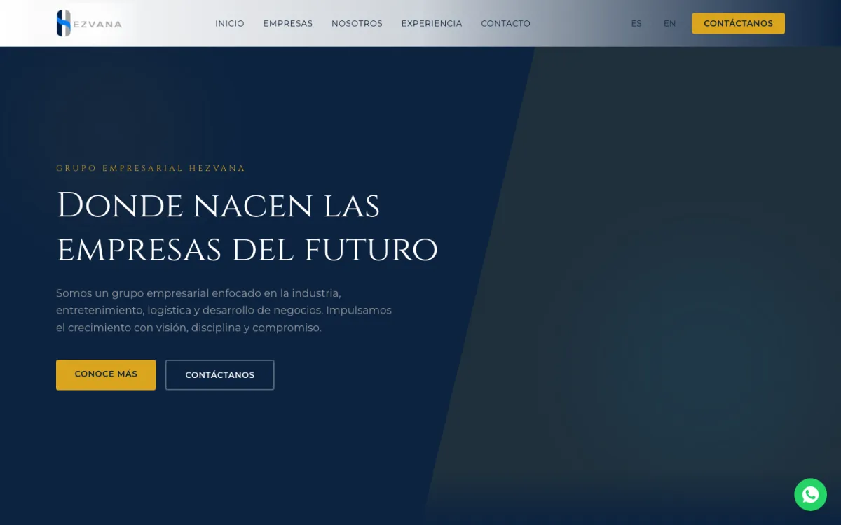Sitio web de Grupo Hezvana